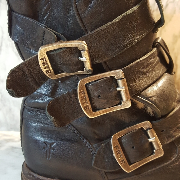 Frye Buckle Boots - Picture 7 of 9